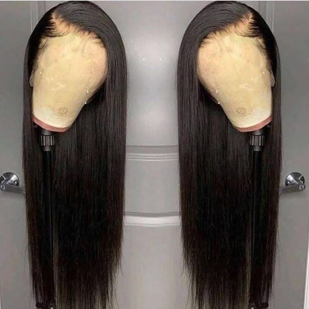 

10A Straight Lace Front Wigs Human Hair Straight Hair Wigs HD Transparent Lace Front Wigs for Women Pre Plucked 200 Density