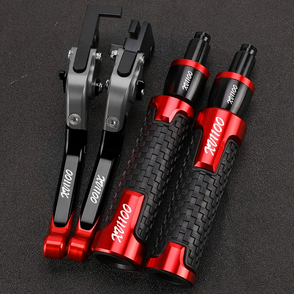 Motorcycle Parts Adjustable Brake Clutch Lever FOR YAMAHA XV1100 XV 1100 VIRAGO 1989-1998 1997 1996 Handlebar Handle Bar Grips