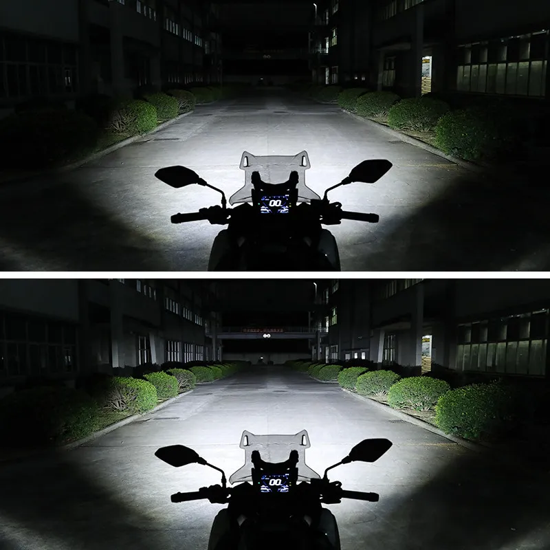 LOBOO Motorcycle LED Fog Light 12V 15000LM IP68 Passing Auxiliary L17 Far And Near Lamp&Housing Light for VOGE DS525X DS900X