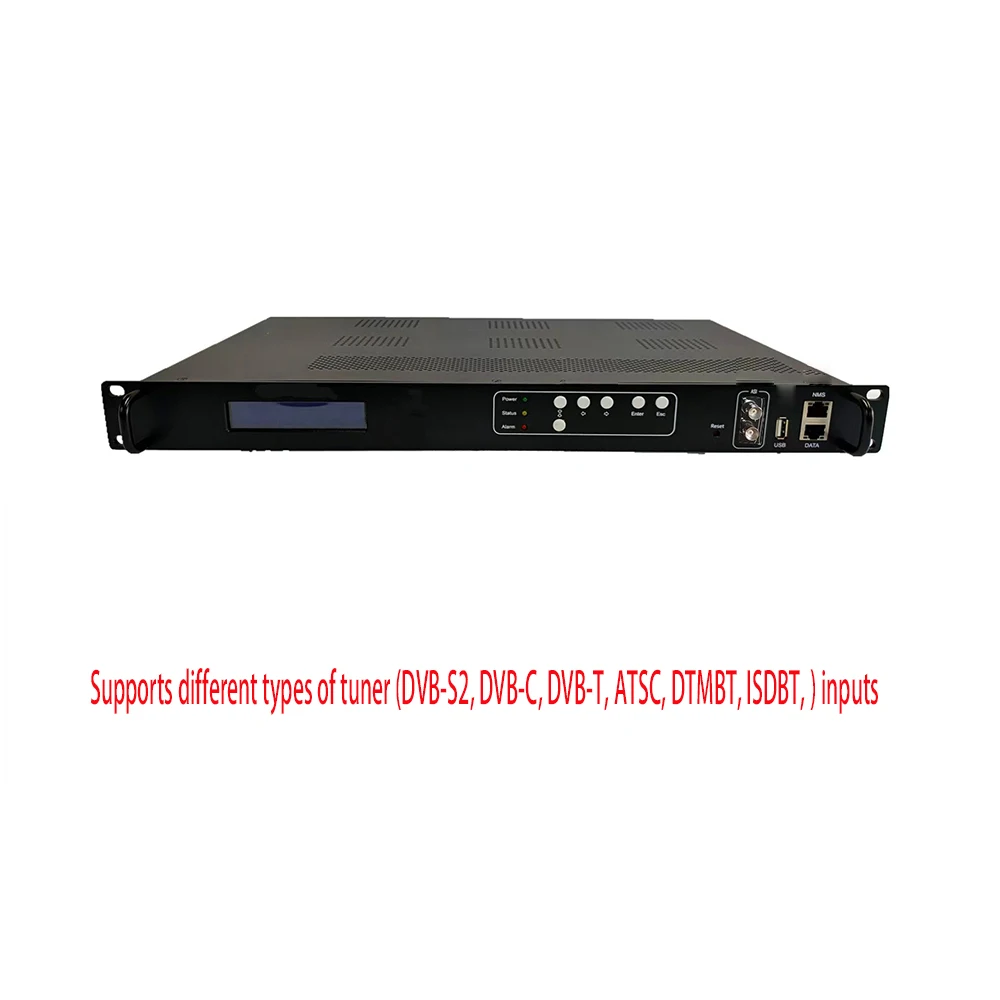 Sintonizador digital de 4 canais, RF para receptor IPTV, dvb-s2/dvb-c/dvb-t /atsc/isdbt/tdt/dvb, cabo IPTV
