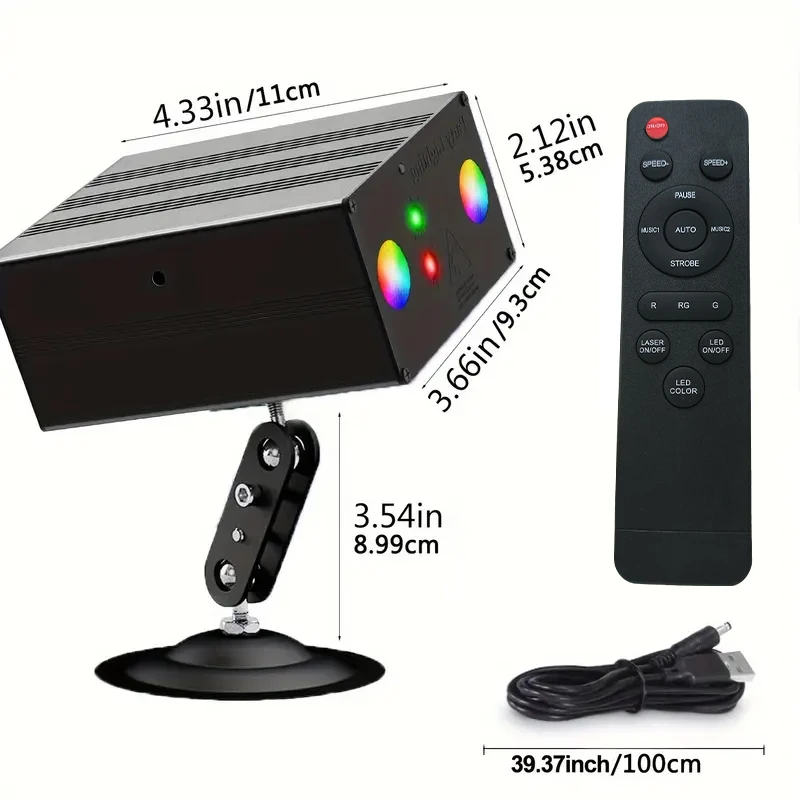 2025 العارض المرحلة مصباح التحكم الدورية الأحمر الأزرق الأخضر ضوء المرحلة جهاز تحكم عن بعد صغير مناسبة لشريط KTV مصباح مسرح العرض