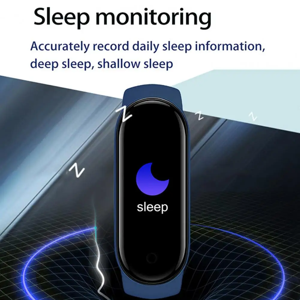 Intelligent Watch Blood Pressure Counting Music Control Sports Watch Sleep Monitoring Sports Pedometer Intelligent Watch