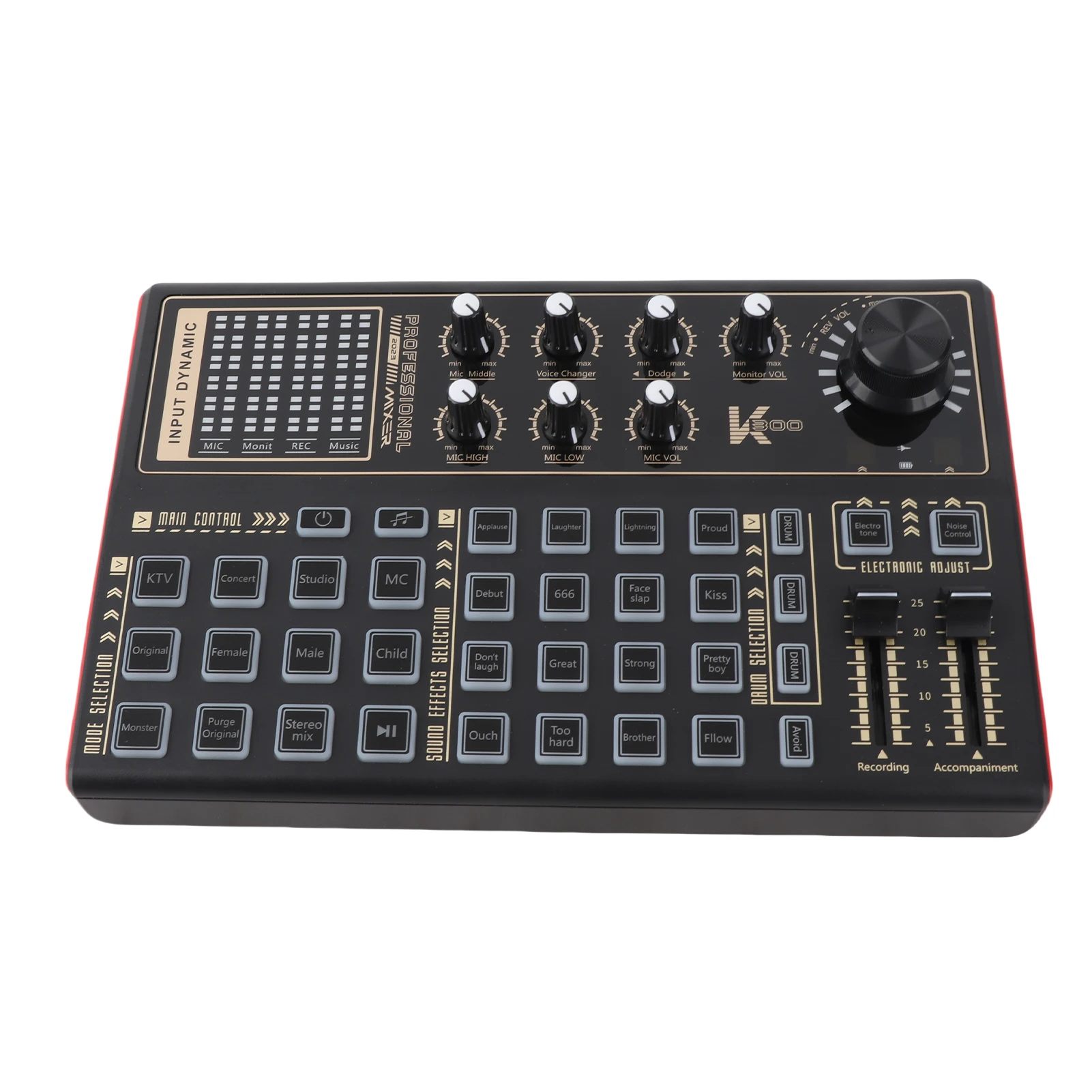 بطاقة صوت للبث المباشر للكمبيوتر والهاتف المحمول للغناء عبر الإنترنت وبث الفيديو المباشر وبطاقة الصوت للبث #2