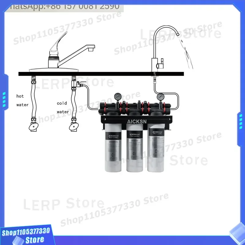 Best Quality High Flow 3 Stage Whole House Outdoor Manual Water Filtration System for Home