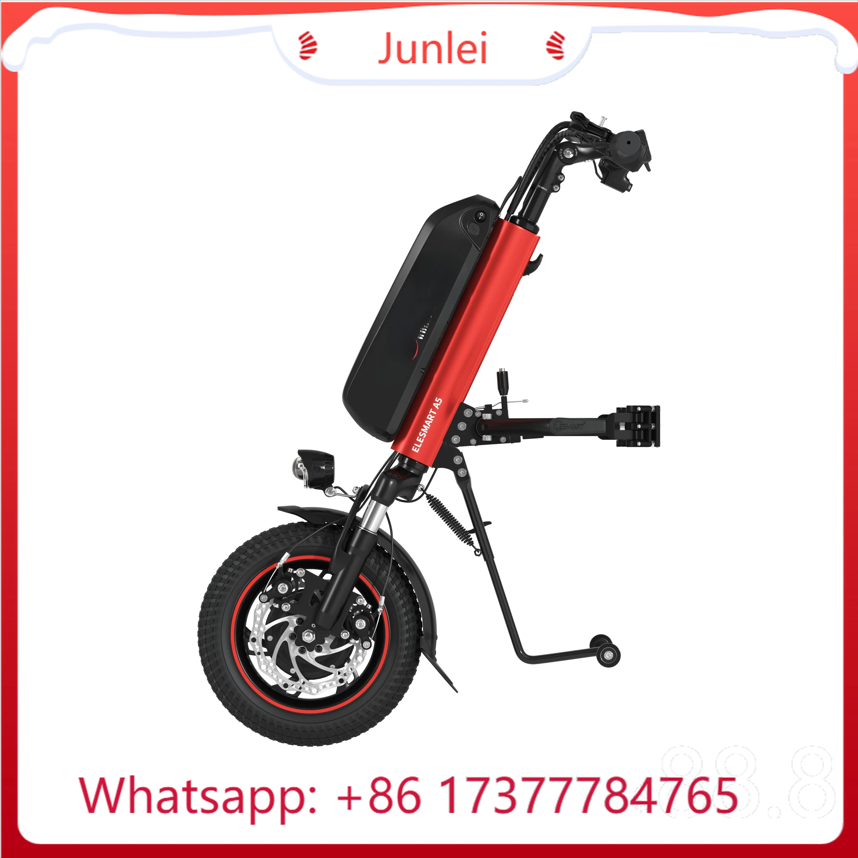 Popular 12 Inch Attachable Electric  Handbike 500W Electric Handcycle Tractor for the Elderly