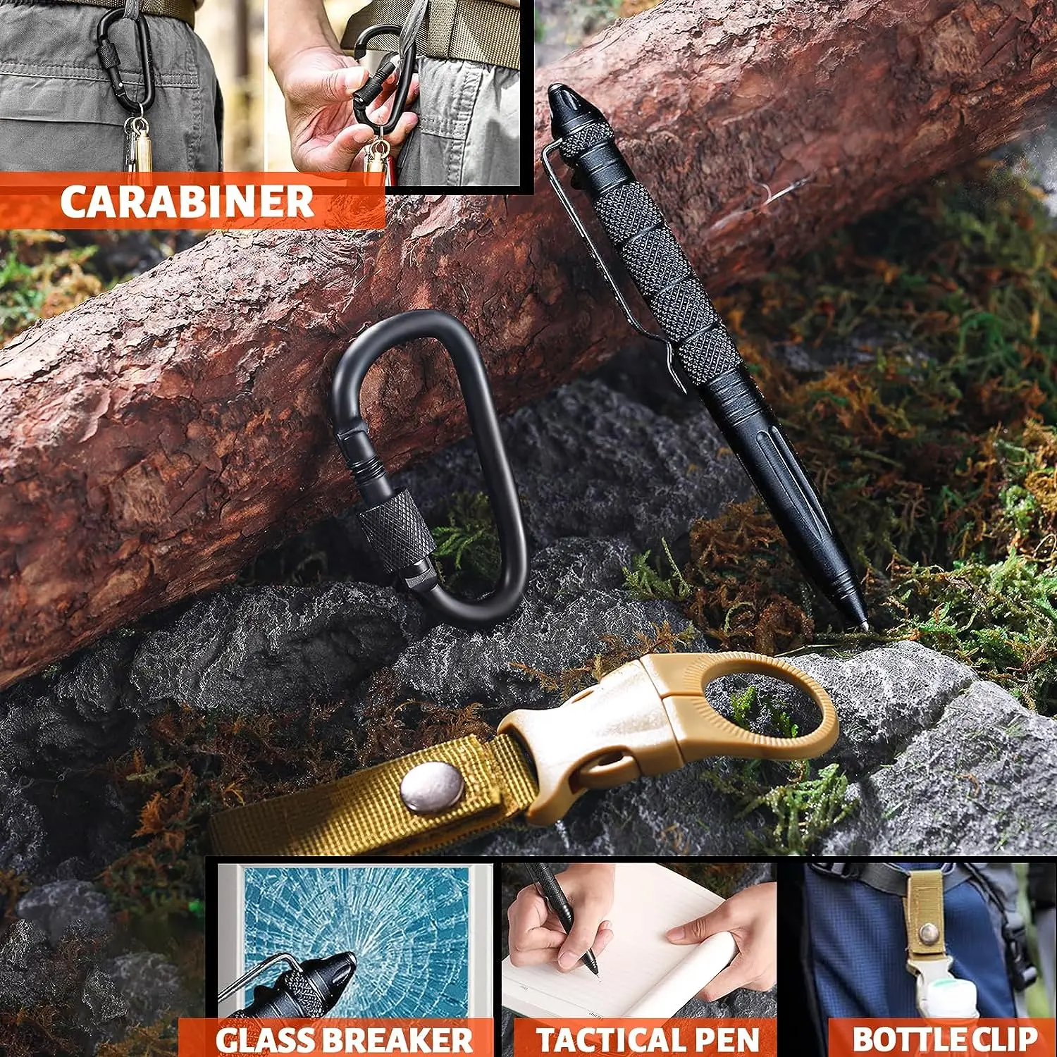 Imagem -04 - Unique Gadget And Survival Equipment Camping Caça Caminhadas Outdoor Gear Gift Idea For Valentines Day Namorado Meninos