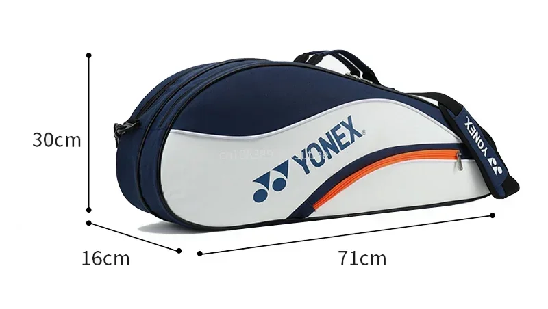 YONEX Badminton-Tasche, hochwertige Sport-Tennisschlägertasche, Handtasche mit Schuhfach, für 4 Schläger im Freien, Training