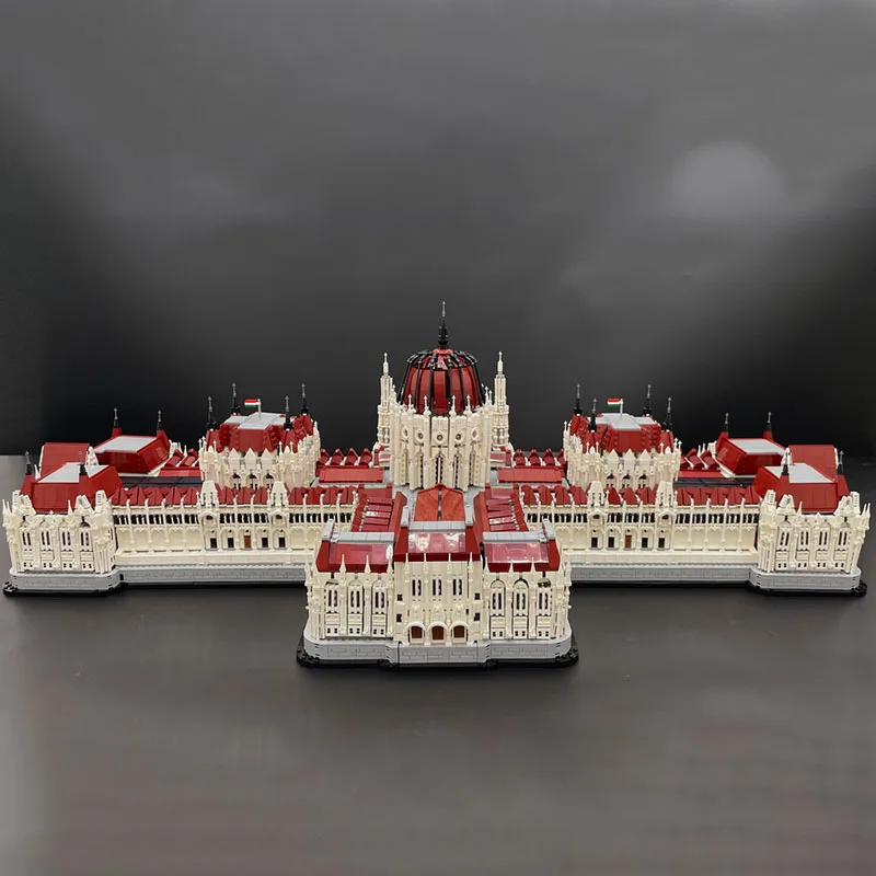 منتج جديد رائع MOC بنة نموذج بودابست البرلمان التكنولوجيا وحدات لعبة الأطفال لتقوم بها بنفسك مجموعة التجميع