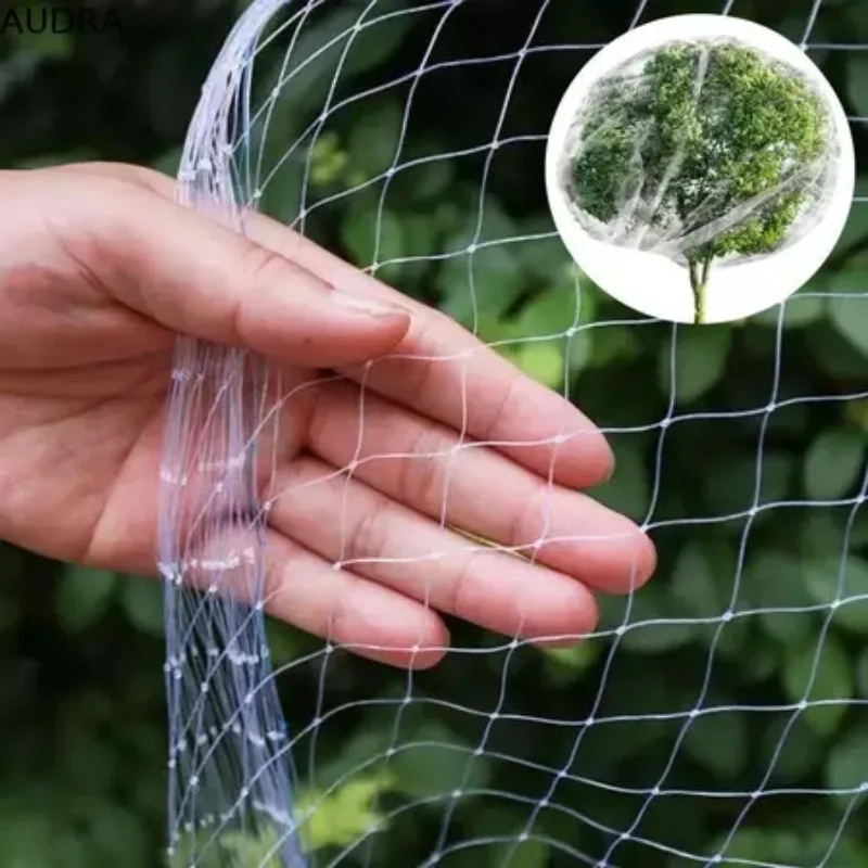 Anti Bird Net,Insect Prevention Bird Protection Net, Gardening Net White Mesh Soft Strong Fruit Tree Netting Fishpond