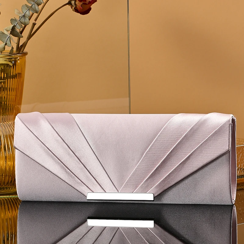 New Design Envelop Satin Evening Clutch Bag Trade Luxury shoulder Bags Lady Party Purses For wedding drees hand bag