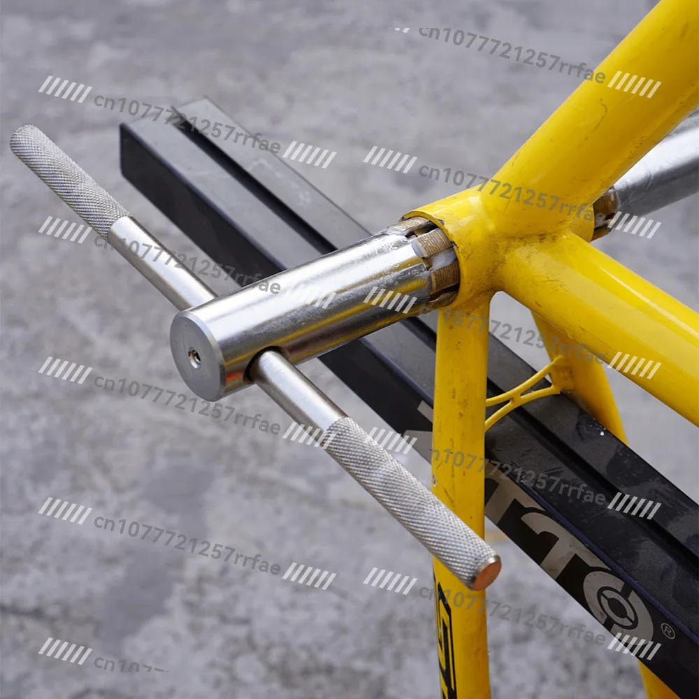 Bicycle five-way tooth cleaning and milling tool five-way tap tapping central axis tapping tooth pattern repair five-way