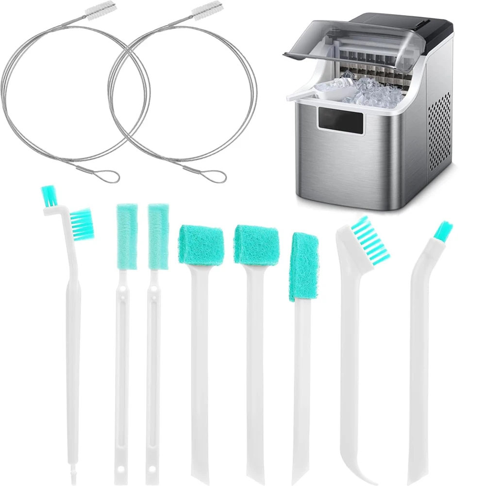 for streamline Your Appliance Maintenance Routine with Our Effective 10 Pcs Ice Maker Cleaner Brush Set Including Extended Tools