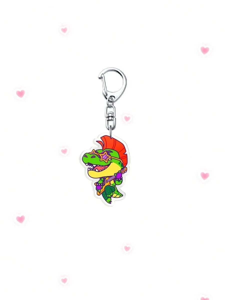 1 Piece / 7-Piece Set of Fnaf Cartoon Acrylic Keychains, Y2K Rock Style Game Characters, Featuring Images of the Sun, Moon, and Vani Toy Bear Midnight Palace Keychain, Suitable for Car Keys, Daily Backpack Pendants, Bag Charms, and Lanyard Accessories. Suitable for Giving to Boyfriends, Girlfriends, Family Members, Medical Staff, or Can Also Be Used as Phone Decorations; for Graduation, Teacher's Day, Mother's Day, Etc.