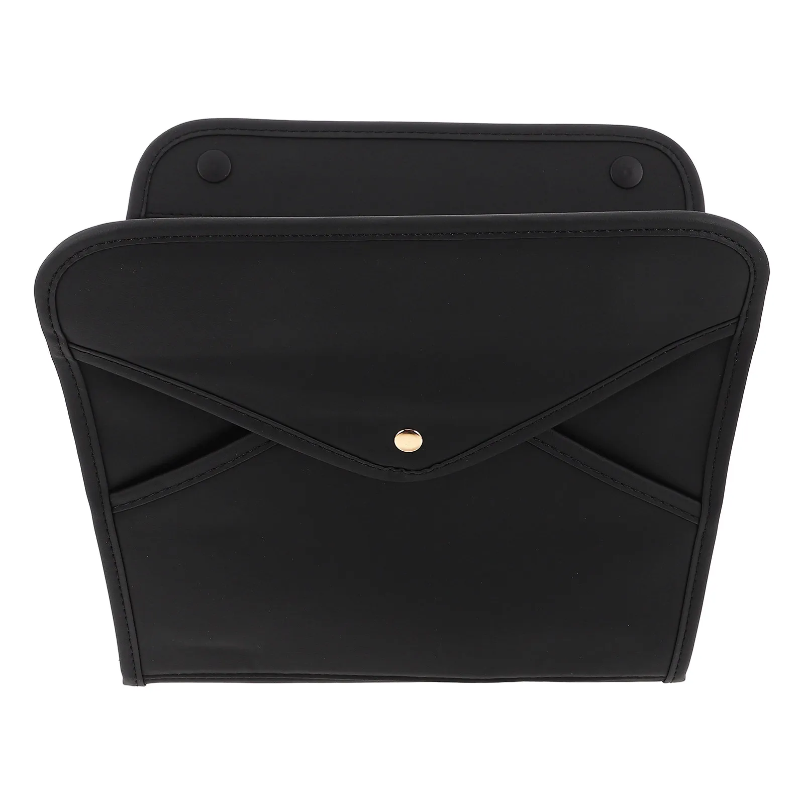 Car Seat Back Hanging Bag PU Travel Garbage Holder Backseat Storage Pocket for Small Items Tissues Bottles Clutter Free Driving