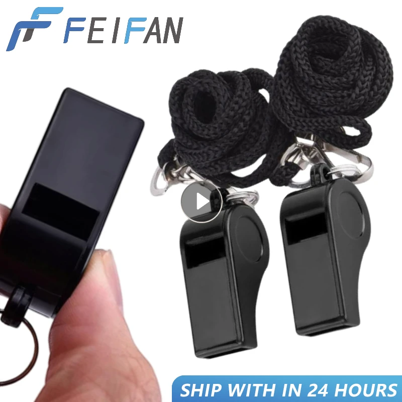 

Professional Coach Whistle Sports Football Basketball Referee Training Whistle Outdoor Survival With Lanyard Cheerleading Tool