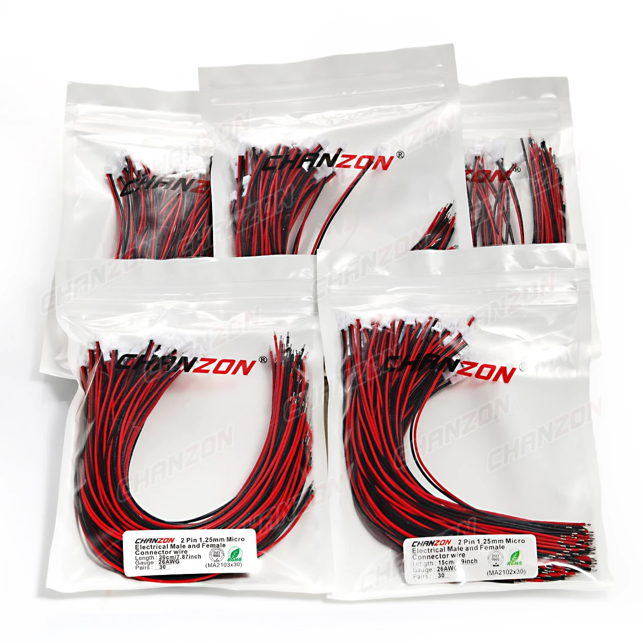 JST 1.25mm 26AWG Connector Cable for 2 Pin Adapter 1.25 mm 2Pin Micro Battery Male Female Connect Plug RC Extension Charger view 4