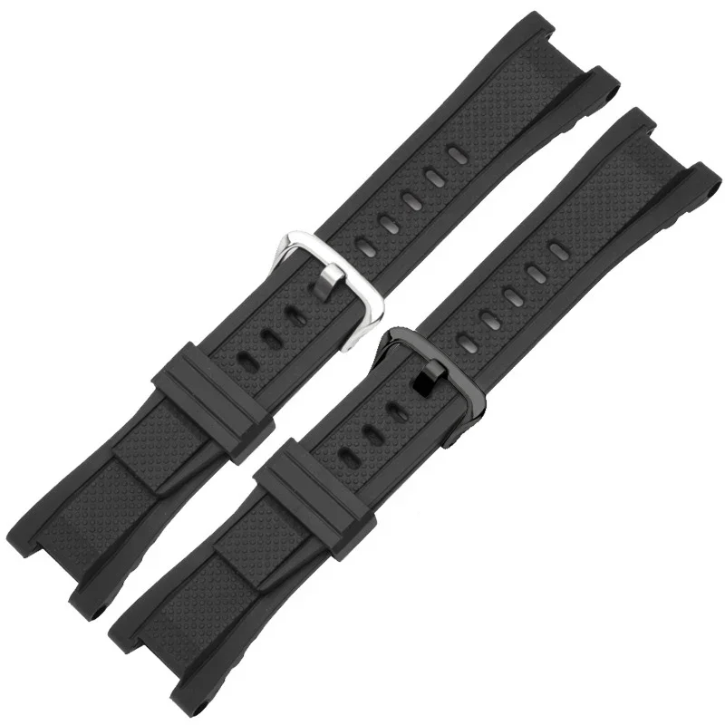 Rubber watch band for Casio GST-W120L S130L S310 B100 GST-W100G silicone watch band accessories 26-14mm