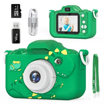 Children Digital Cameras With 32G Card Dual Cameras Photography Video Camera Boy Girl Birthday Gift Educational Toys For Kids