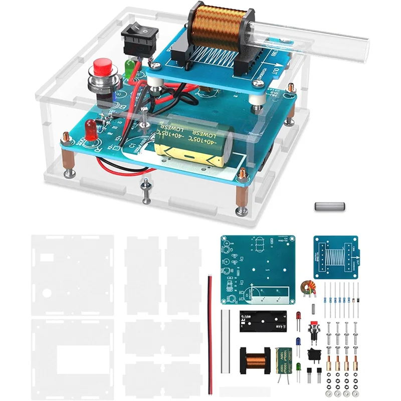 전기 자기 송신기 키트 학습 교육을위한 DIY 전기 자기 송신기 키트 가족을위한 이상적인 선물