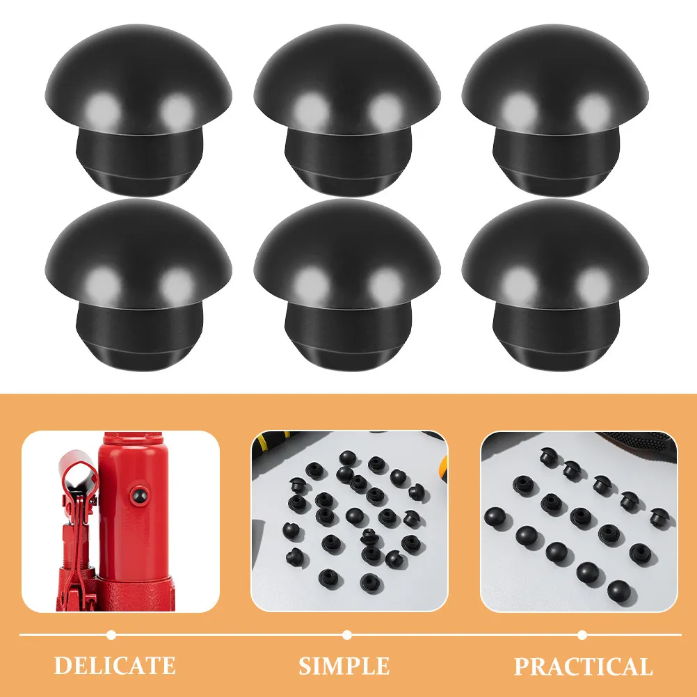 24Pcs Floor Jack Oil Plugs Rubber Hydraulic Filler Bungs Precision Manufactured Leak Proof Sealing for Repair Parts