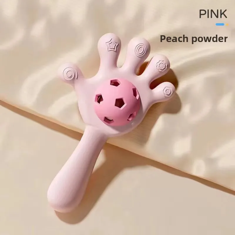 Chocalho de mão para bebês, brinquedo educacional para bebês de ano, treinamento pode morder cola dentária, mês, carro calmante para mãe e bebê