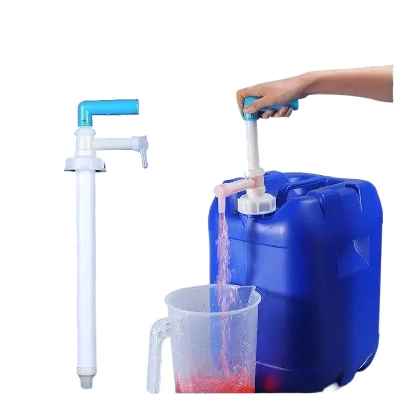 1 Piece Manual Liquid Transfer Pump Oil Well Press Pump Head Pipe Pumping Hand Fuel Pumps for Oil Drum Backflow Prevention Tools