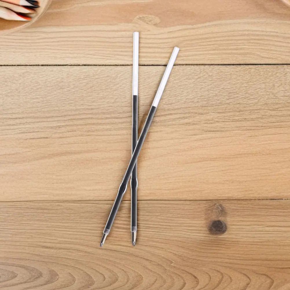 300Pcs Blue Ink Ballpoint Pen Refills 07mm Fine Tip Click Pen Replacement for Office School Journaling Supplies