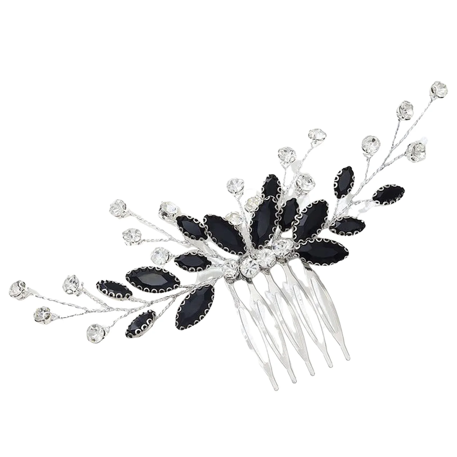 Woman's Rhinestone Hair Comb Headpiece Chinese Style Hair Styling Tool Accessories for Princess Party Favors Accessories