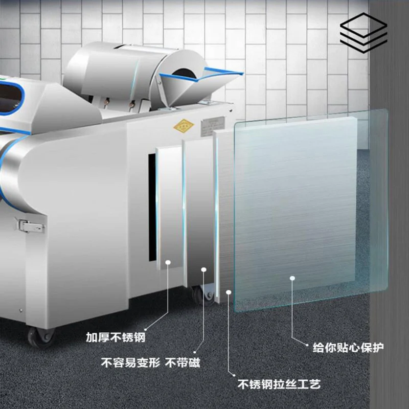 Коммерческая машина для резки чипсов, электрическая машина для нарезки картофельных чипсов, маленькая машина для измельчения овощей и фруктов