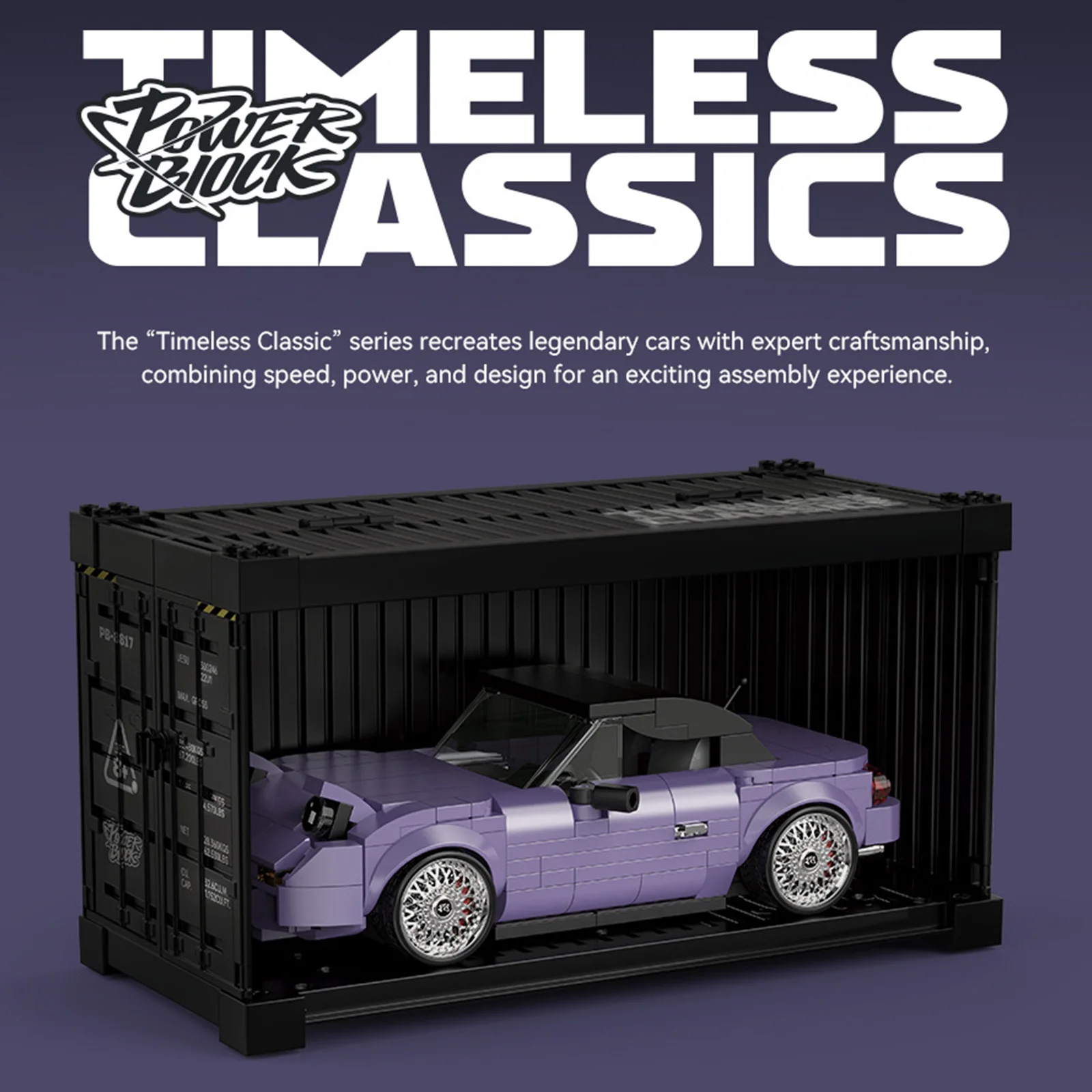 PB8817 370 Uds coche de carreras de velocidad bloques de construcción técnicos modelo de deriva MOC Kit para constructores avanzados