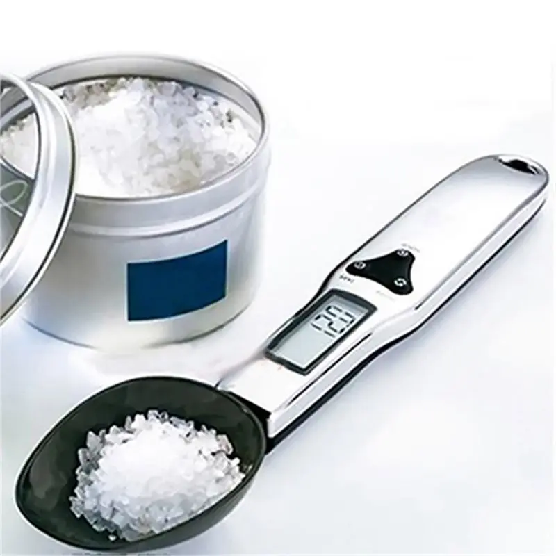 LCD Digital Scale Stainless Steel Electronic For Food Powder Cooking Baking Drop Gram Weight Volume Measuring Spoon