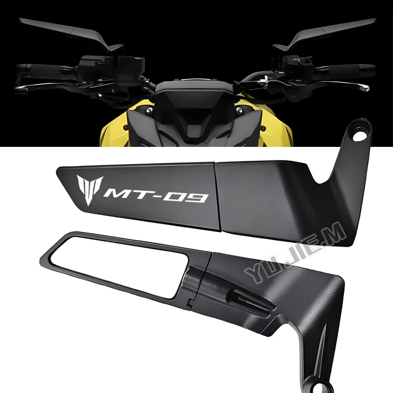 

MT-09 Logo For YAMAHA MT09 MT-09 FJ09 FZ09 Motorcycle Mirrors Stealth Winglets Mirror Kits To Rotate Adjustable Mirrors