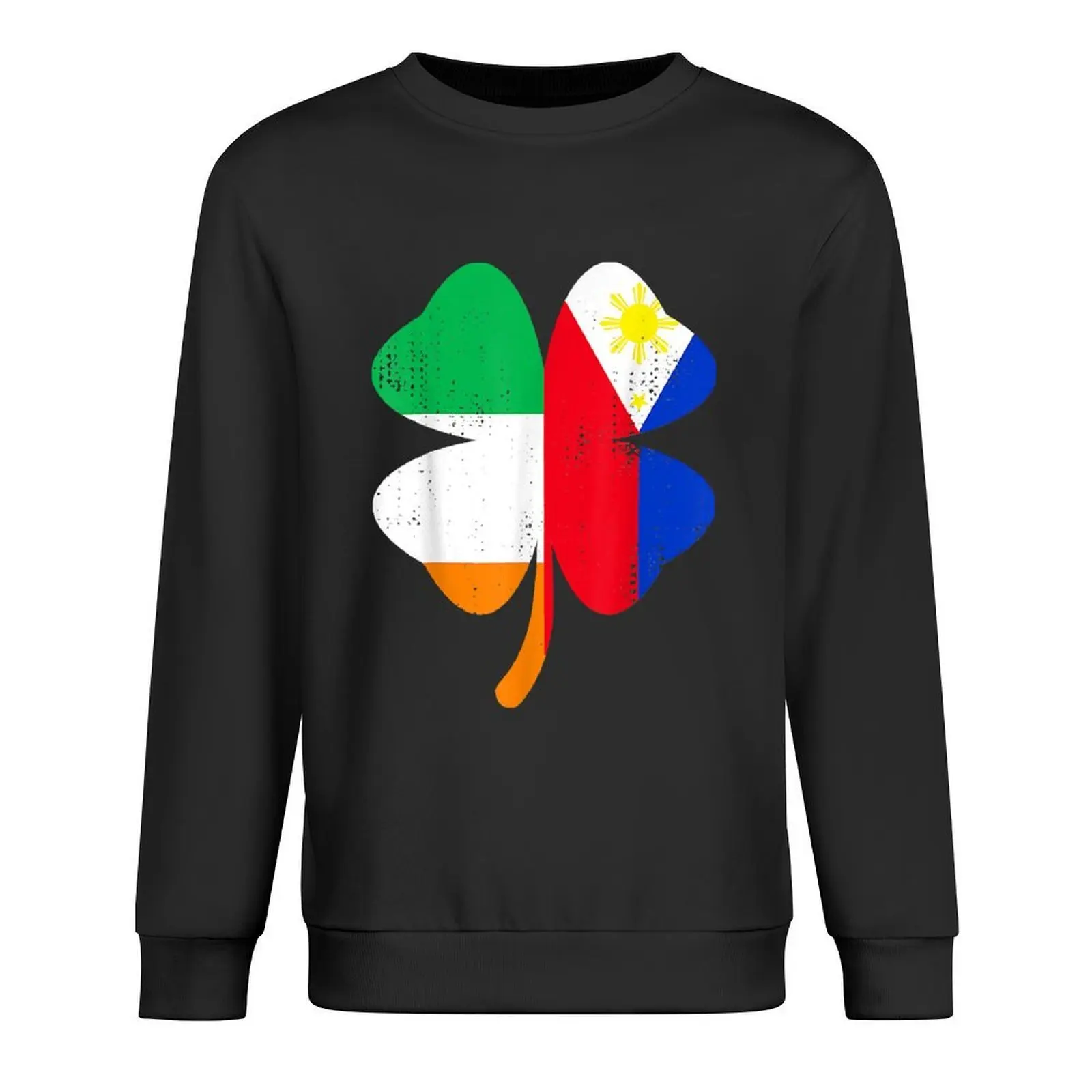 

Irish Filipino Flags St Patricks Day Pullover anime clothing men's clothing mens clothing sweatshirt male