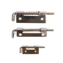1pc 304 Stainless Steel Loaded Hinge Security Spring Bolt Barrel Latch Hardware