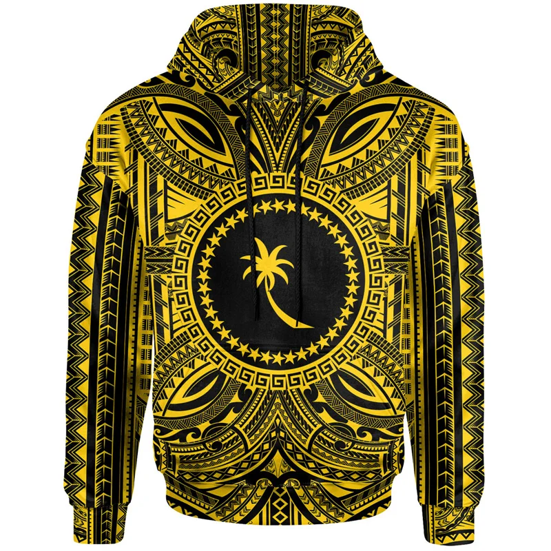 

3D Chuuk State Coat Of Arms Polynesian Tattoo Lapu Lapu Sun Tribal Printing Hoodies For Men Kids Fashion Hooded Hoody Pullovers