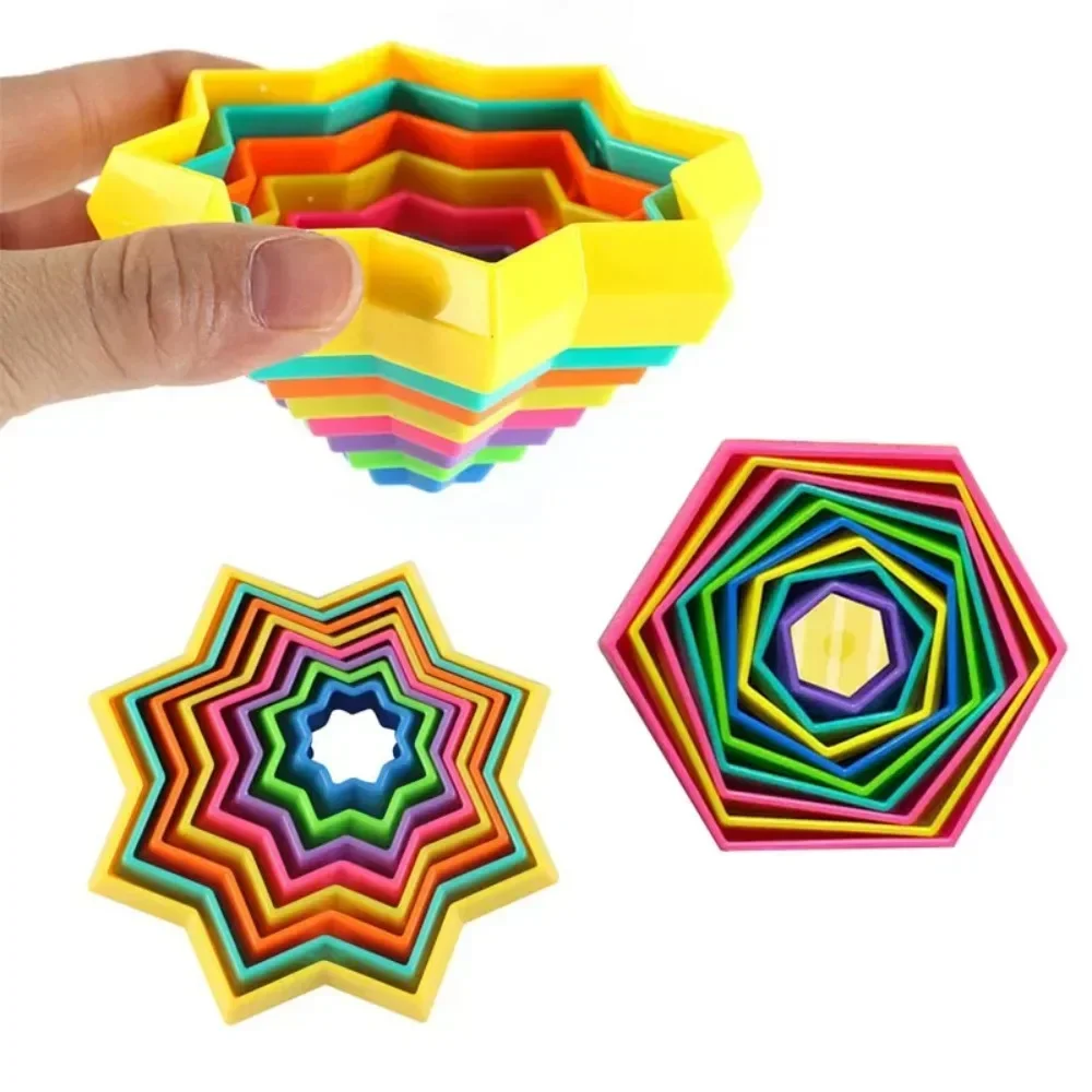 3D Spiral Illusion Magic Star Fidget Stress Relief For Sensory Toys Adults  Juguetes Antiestrés Novedosos