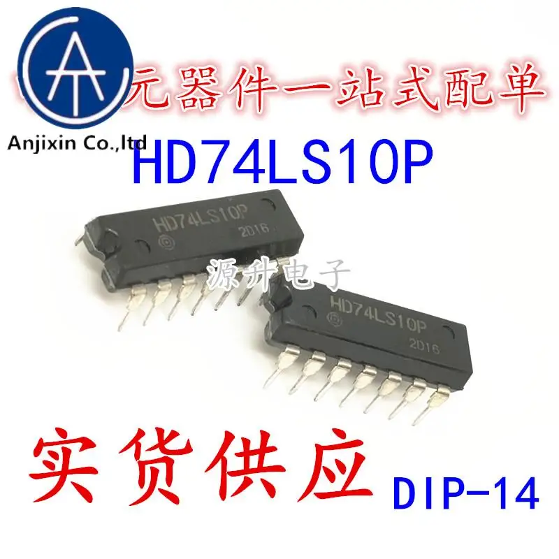 20PCS 100% orginal neue HD74LS10P SN74LS10N 74LS10 logic IC chip DIP-14