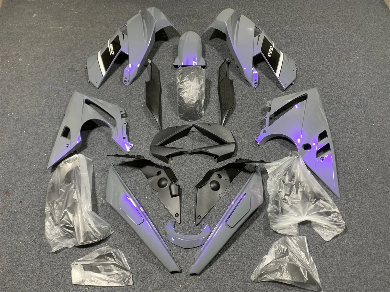 Kit de carenado para motocicleta, adecuado para Kawasaki ER-4F 09-11 años, ER-6F, 2009, 2010, 2011
