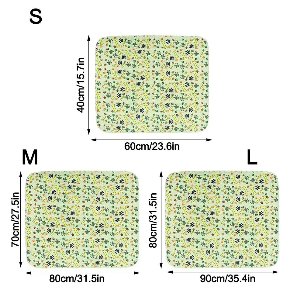 Tappetino assorbente Tappetino per pipì per cuccioli impermeabile Tappetino per lettino per animali lavabile riutilizzabile Tappetino per dormire morbido per animali domestici ad assorbimento rapido Addestramento per animali domestici