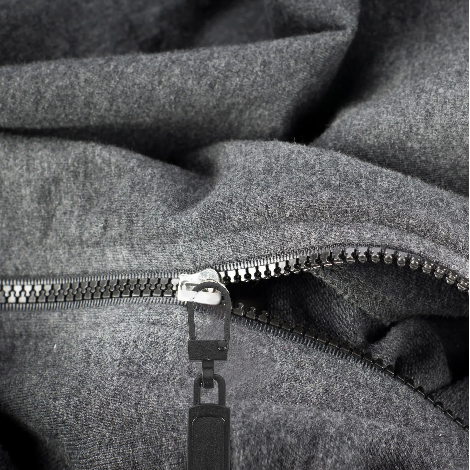

10pcs Replacement Pulls Detachable Metal Zipper Slider Zipper Repair Kit For Luggage Clothing Footwear Durable Rust Resistant