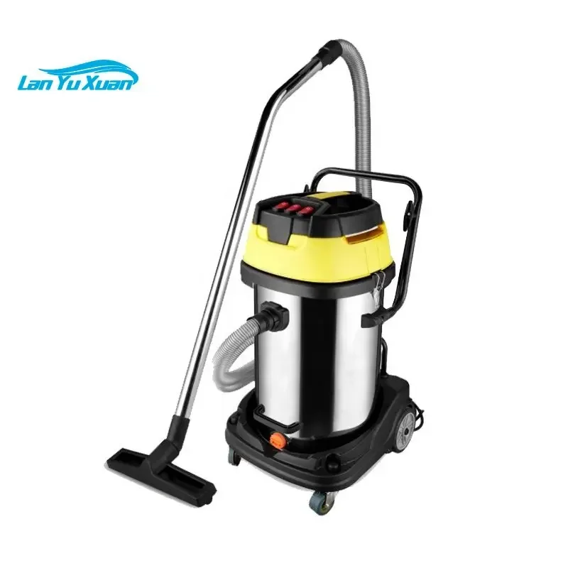 2-motor 80L Industrial Wet Dry Vacuum Cleaner Vacuum Water Sucking Machine For Industrial