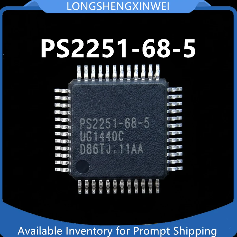 1PCS New PS2251-68-5 Original Package QFP48 PS2251 USB Main Control Chip IC in Stock