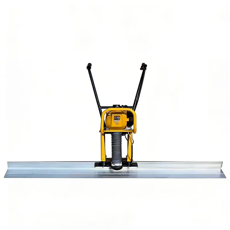 Factory Direct Price 1.6hp Engine Concrete Vibratory Screed Automatic Surface Leveling Machine 2.5-meter Vibratory Ruler High