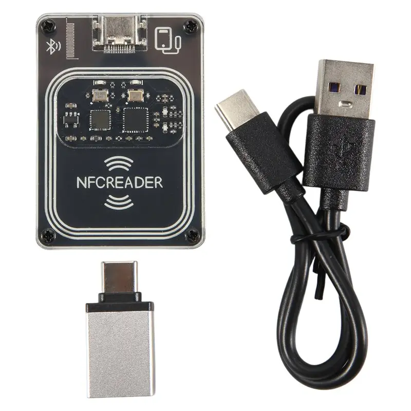 B24B PCR532 RFID Bluetooth Wireless Module IC Card Reader Writer RFID Emulator Minicopy With Type-C Interface