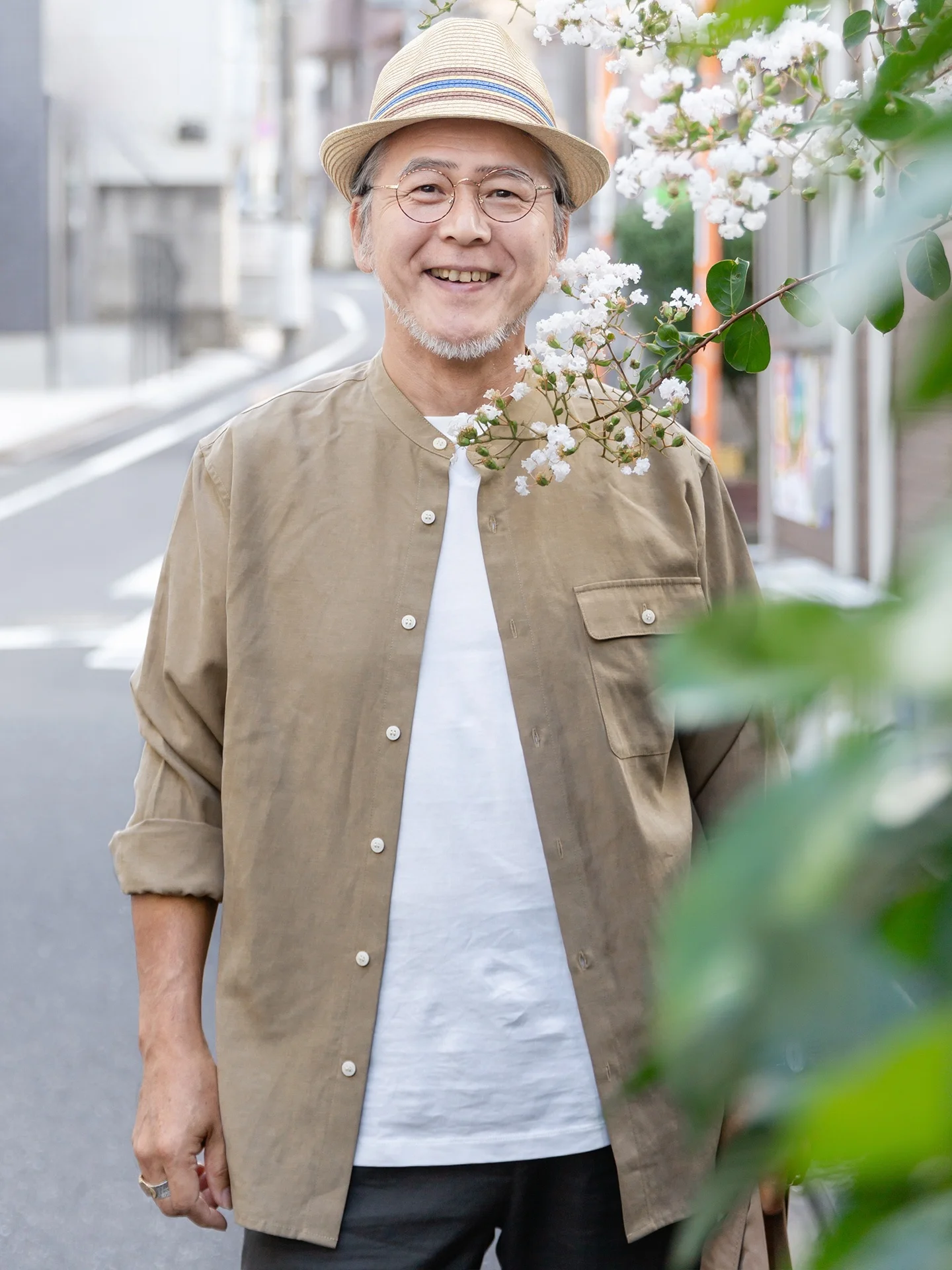 

Long Sve Dad irt for Middle-Aged And ly Men Breathable Casual Faion Urban Sle Linen And Lyocell Blend Summer irt