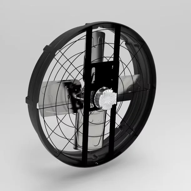 Aviary Fan Farm Equipment Application Controlled by Heavy Duty Polyethylene Housing and Steel Mesh