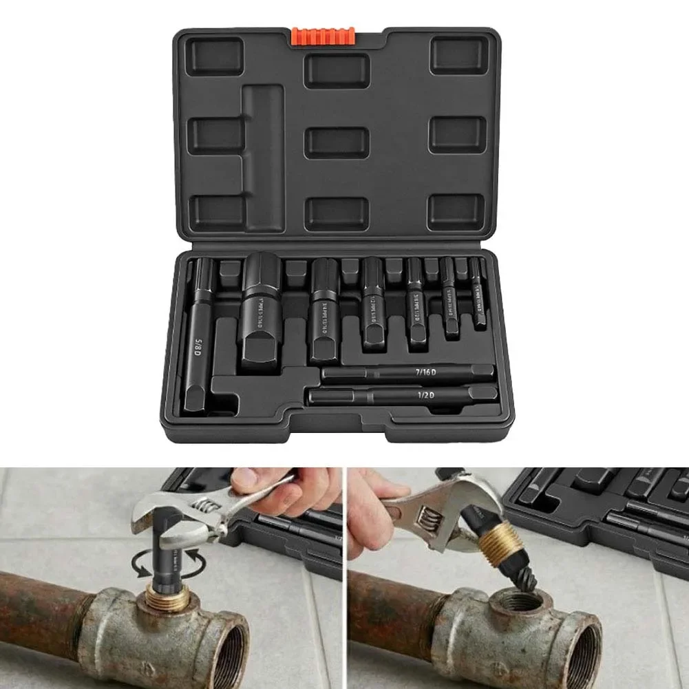 

Набор для извлечения поврежденных труб и фитингов, предназначенный для ремонта трубопроводов в ограниченном пространстве.