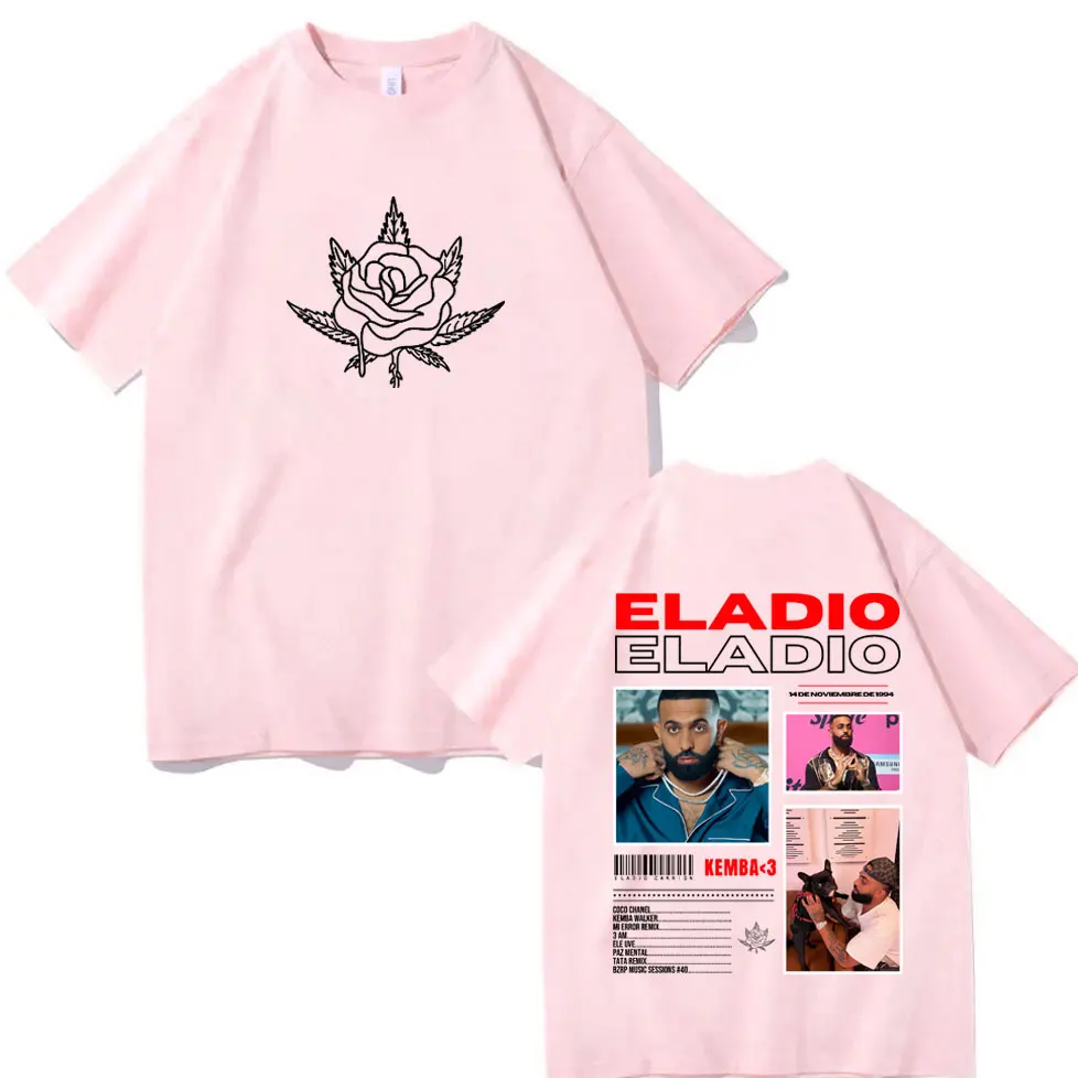 Rapper Eladio Carrión Don Kbrn Graphic T Shirts Hip Hop Fashion Y2k Clothing T-shirt Men Women Casual Oversized O-Neck T-shirts