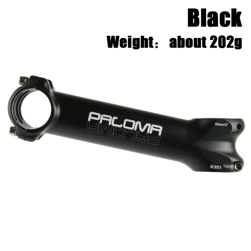 Paloma-Bicycle Extended Stem with CNC Handle, Mountain Bike, Acessórios de Road Bike, 140mm, 150mm, Long, 7, 12, 17, 25 Degree, 28.6x31.8mm