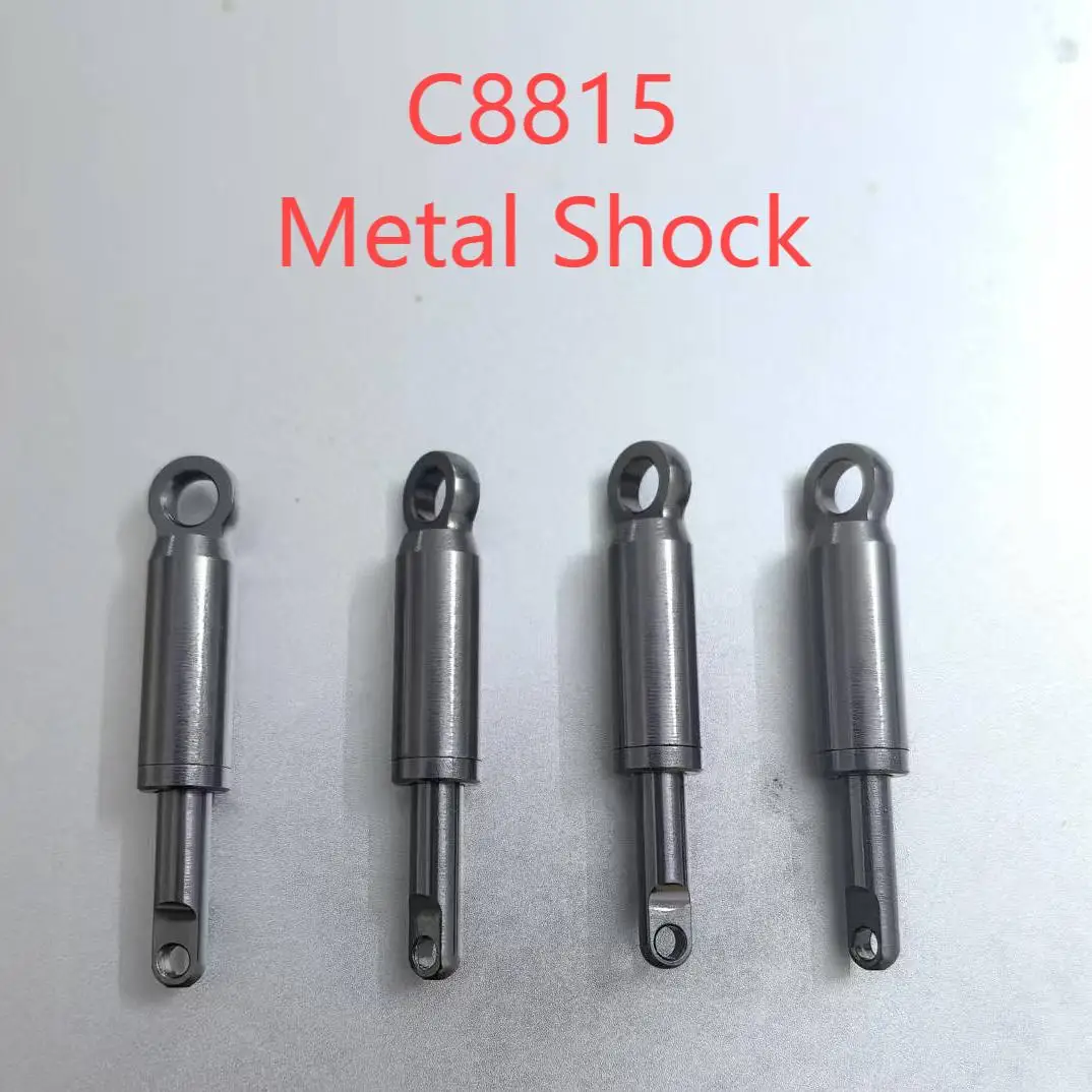 Upgrade-Zubehörteile für JJRC C8815 Anhänger Soldat Winde Baldachin Metallantriebswelle Stoßdämpfer Stahlblechteile für C8815 RC Auto